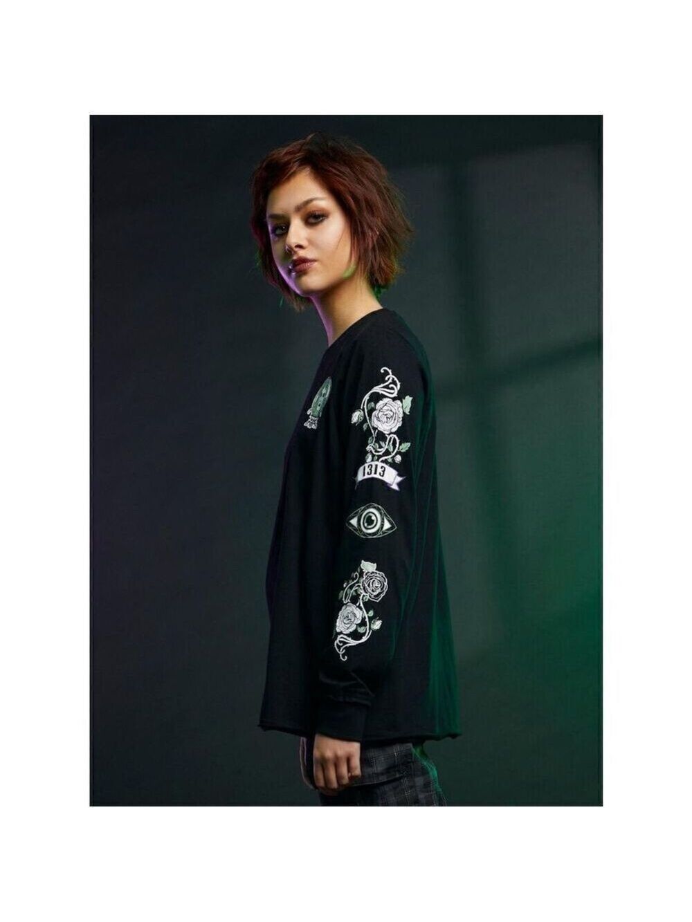 Her Universe Disney The Haunted Mansion Madame Leota Symbols Girls Long-Sleeve T - Picture 10 of 11